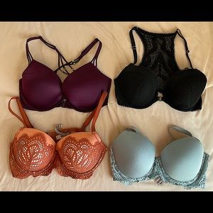 4 Victoria’s Secret Bra Bundle 32 DD VS bras